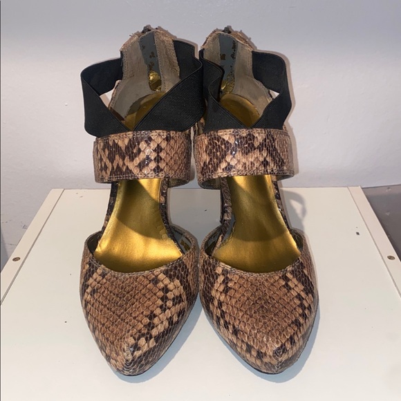 Nine West Shoes - GUC - Vintage Python heels Size 7 NINE WEST